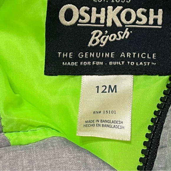 Baby boy name brand clothing bundle size 12/18 months no flaws OshKosh B’gosh - Picture 5 of 8